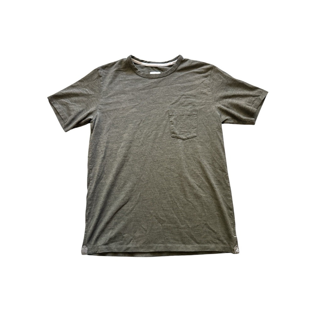 Rag & Bone Standard Issue T-Shirt Mens Medium Green Pocket Tee Short Sleeve